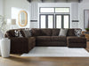 Midnight-Madness Sectional with Chaise - De Avenue Furniture