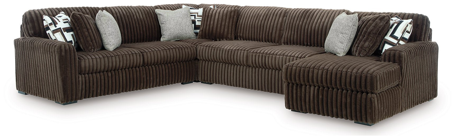 Midnight-Madness Sectional with Chaise - De Avenue Furniture