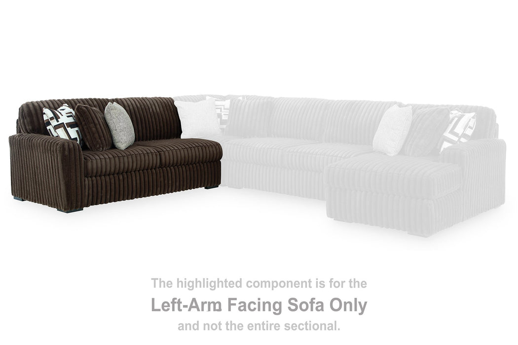 Midnight-Madness Sectional with Chaise - De Avenue Furniture