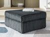 Midnight-Madness Oversized Accent Ottoman - De Avenue Furniture