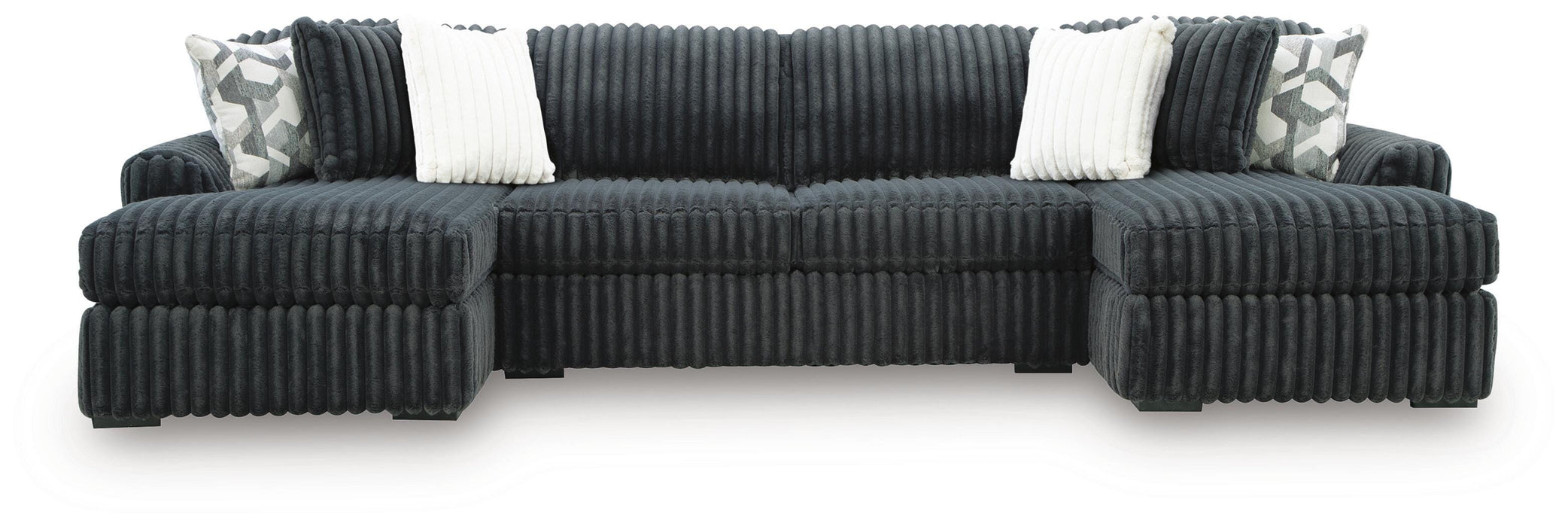 Midnight-Madness Sectional with Chaise - De Avenue Furniture