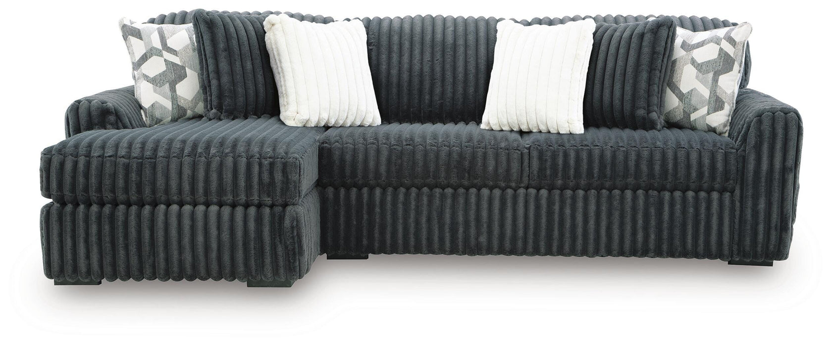 Midnight-Madness Sectional Sofa with Chaise - De Avenue Furniture