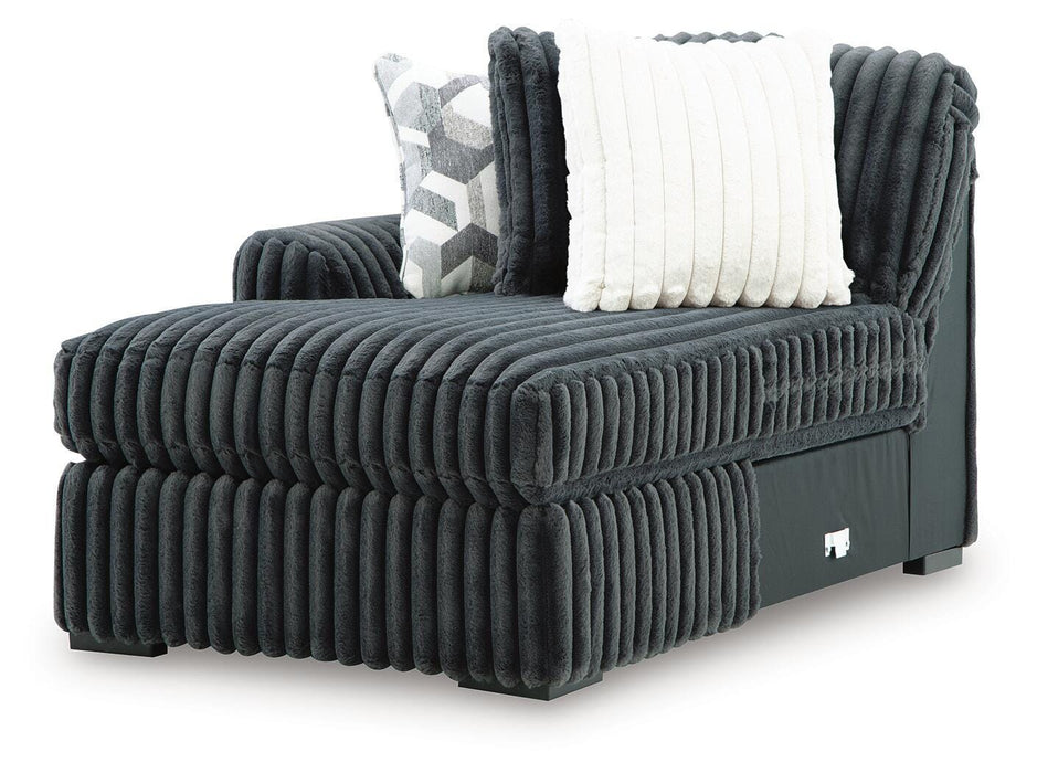 Midnight-Madness Sectional with Chaise - De Avenue Furniture
