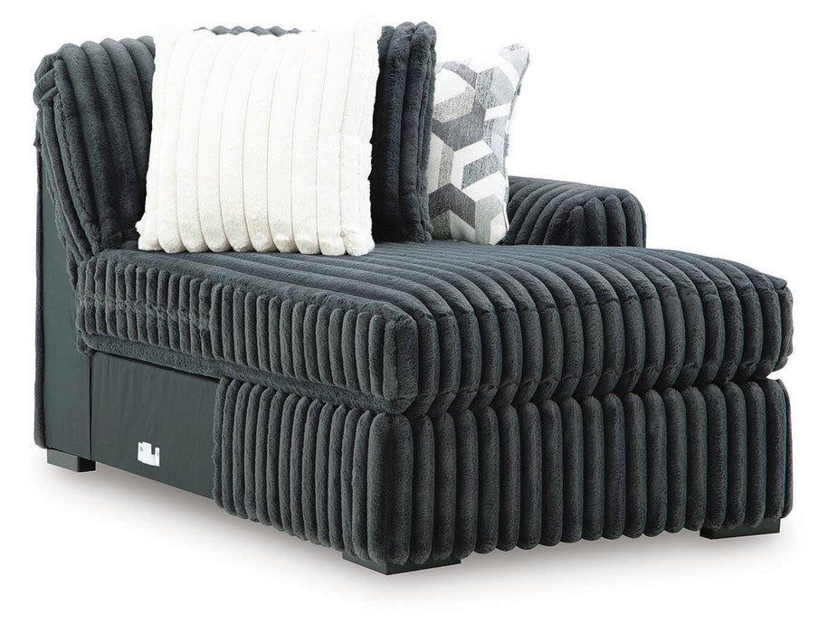 Midnight-Madness Sectional with Chaise - De Avenue Furniture