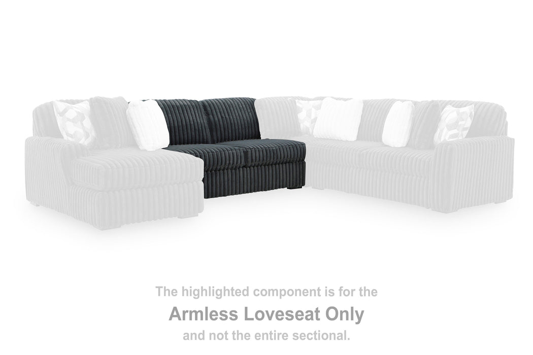 Midnight-Madness Sectional with Chaise - De Avenue Furniture
