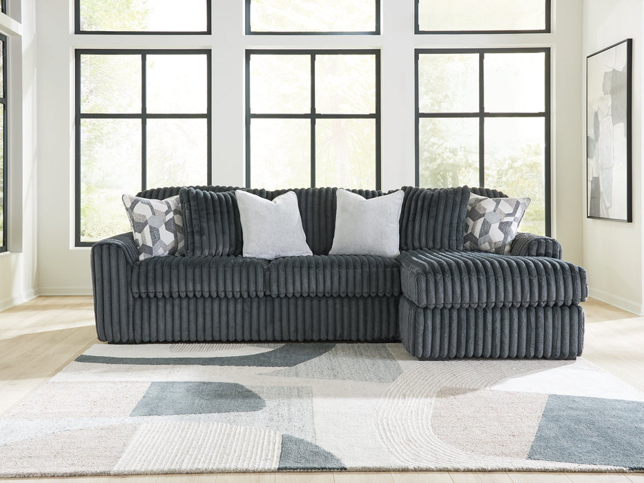 Midnight-Madness Sectional Sofa with Chaise - De Avenue Furniture