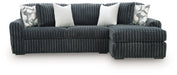 Midnight-Madness Sectional Sofa with Chaise - De Avenue Furniture