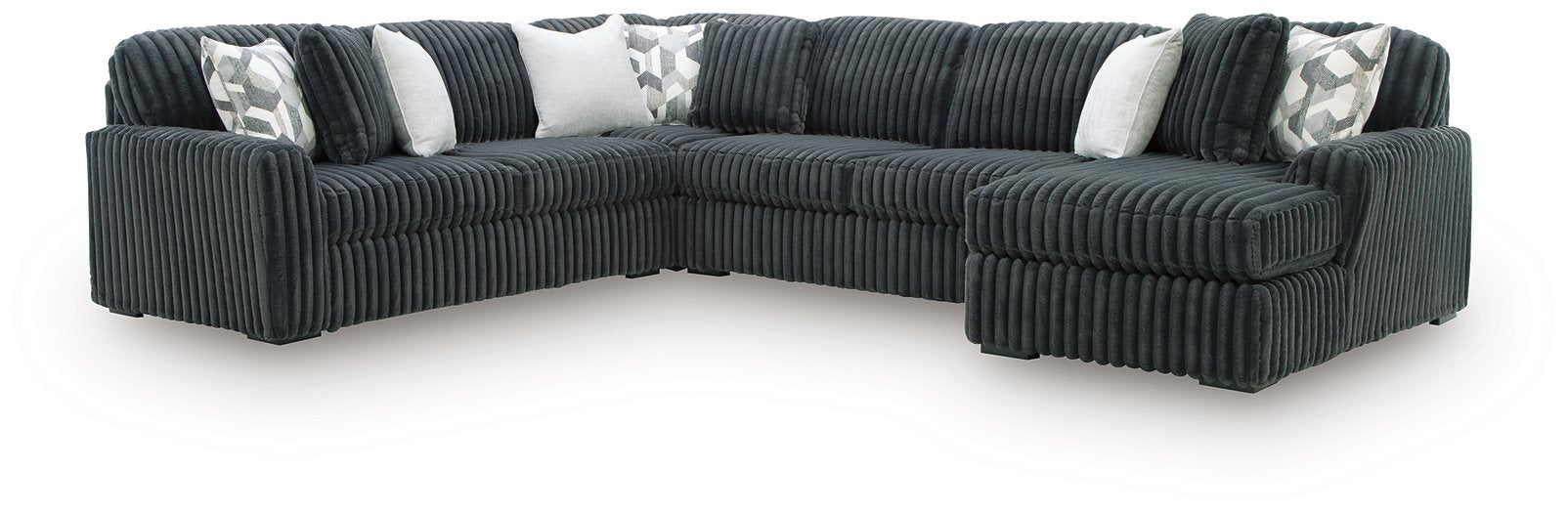 Midnight-Madness Sectional with Chaise - De Avenue Furniture