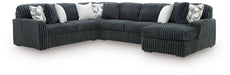 Midnight-Madness Sectional with Chaise - De Avenue Furniture