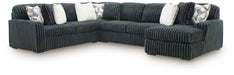 Midnight-Madness Sectional with Chaise - De Avenue Furniture