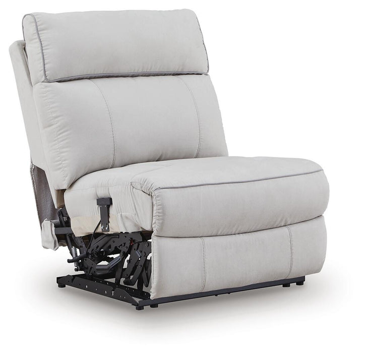 Social Pointe Reclining Sectional with Storage Consoles - De Avenue Furniture