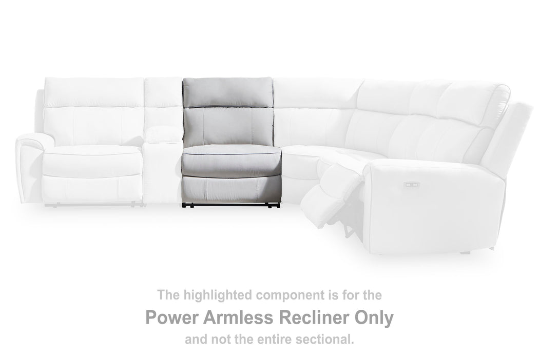 Social Pointe Reclining Sectional with Storage Consoles - De Avenue Furniture