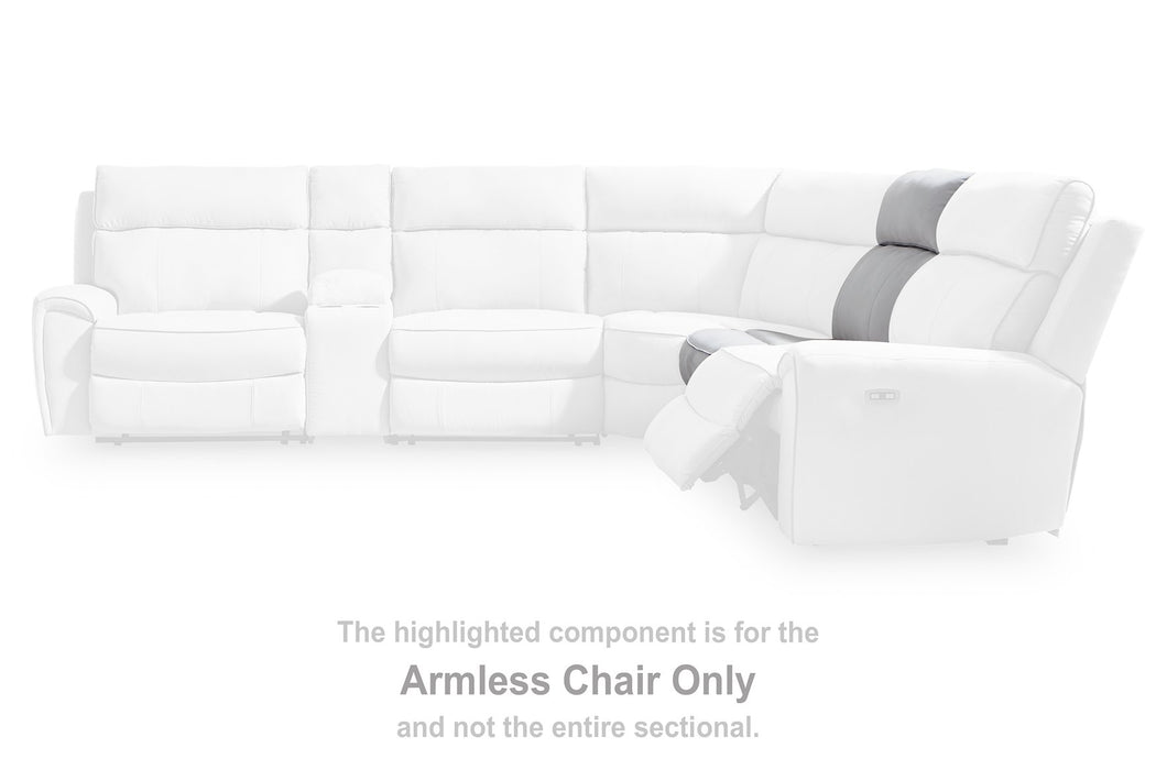 Social Pointe Reclining Sectional with Storage Console - De Avenue Furniture