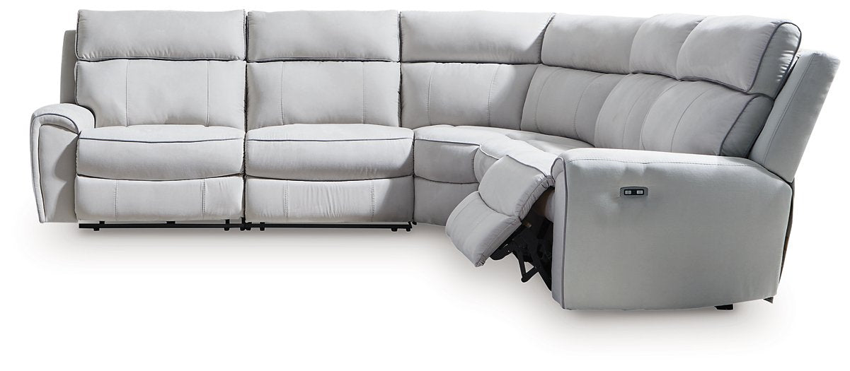 Social Pointe Power Reclining Sectional - De Avenue Furniture