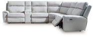 Social Pointe Power Reclining Sectional - De Avenue Furniture