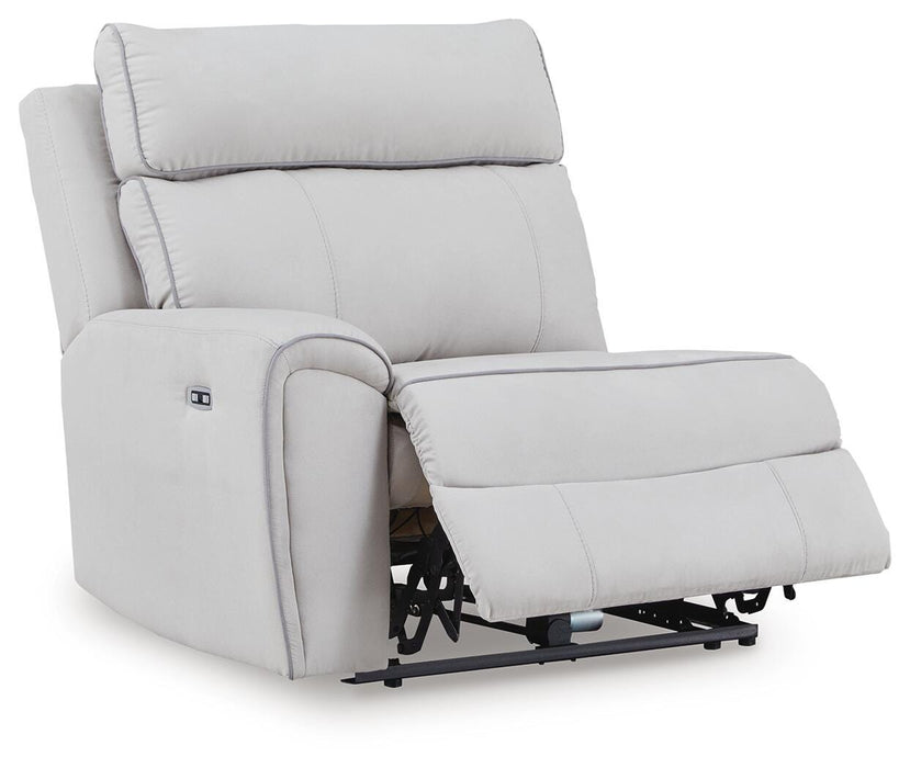 Social Pointe Reclining Sectional with Storage Consoles - De Avenue Furniture