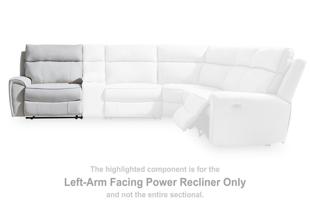 Social Pointe Reclining Sectional with Storage Consoles - De Avenue Furniture