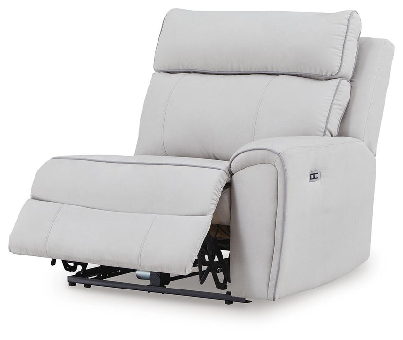 Social Pointe Reclining Sectional with Storage Consoles - De Avenue Furniture