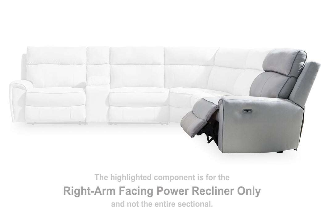 Social Pointe Power Reclining Sectional - De Avenue Furniture