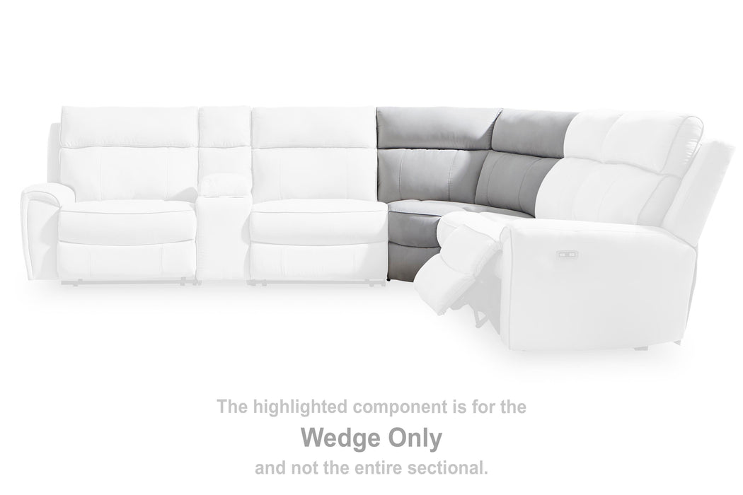 Social Pointe Reclining Sectional with Storage Consoles - De Avenue Furniture