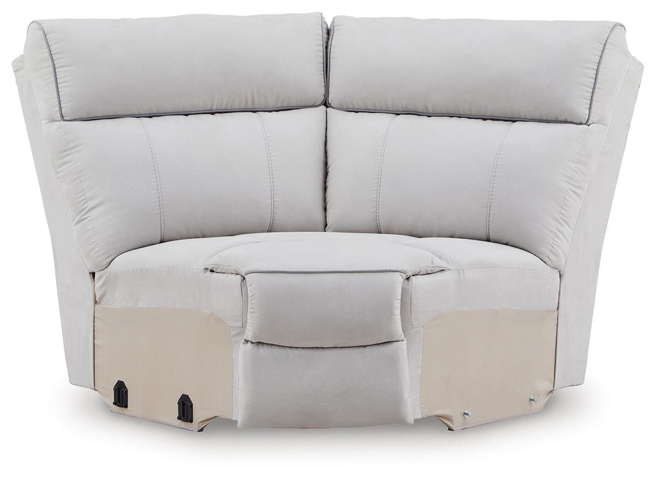 Social Pointe Reclining Sectional with Storage Consoles - De Avenue Furniture