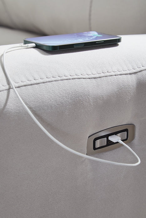 Social Pointe Power Reclining Sectional - De Avenue Furniture