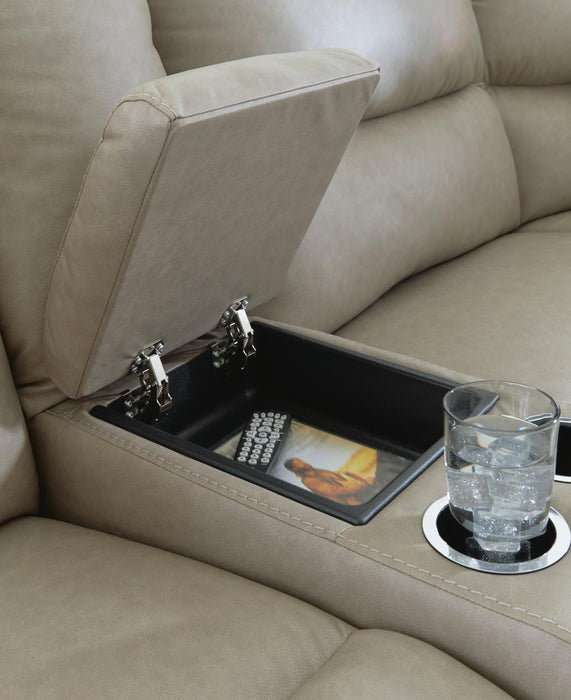 Narwhal Place Reclining Sectional with Storage Console - De Avenue Furniture