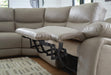 Narwhal Place Reclining Sectional with Storage Console - De Avenue Furniture