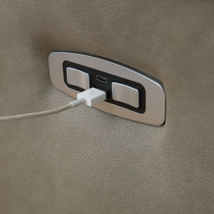 Narwhal Place Reclining Sectional with Storage Console - De Avenue Furniture