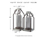 Diedrick Lantern (Set of 2) - De Avenue Furniture