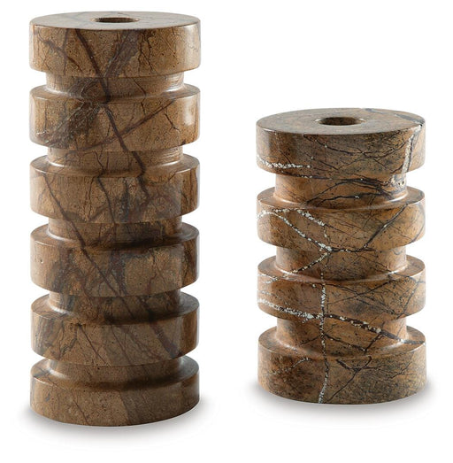 Emsleyfield Candle Holder Set (Set of 2) - De Avenue Furniture