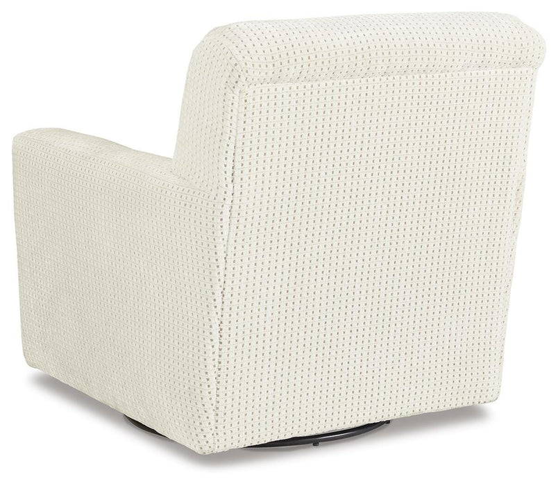 Herstow Swivel Glider Accent Chair - De Avenue Furniture