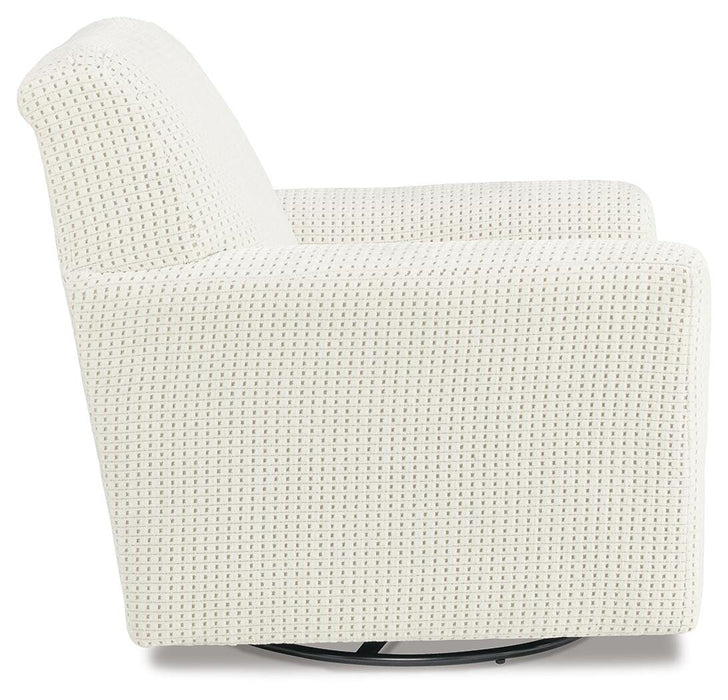Herstow Swivel Glider Accent Chair - De Avenue Furniture