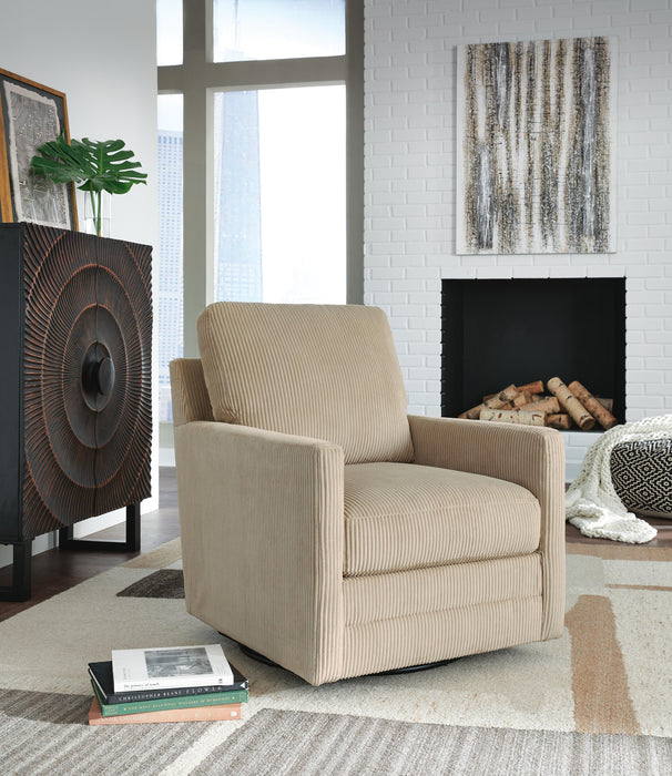 Icaman Swivel Accent Chair - De Avenue Furniture