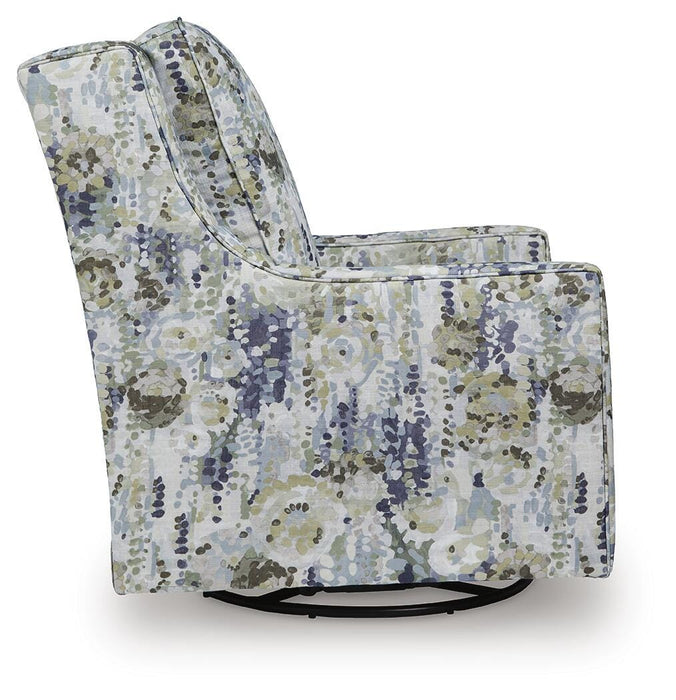 Dustinford Swivel Glider Accent Chair - De Avenue Furniture