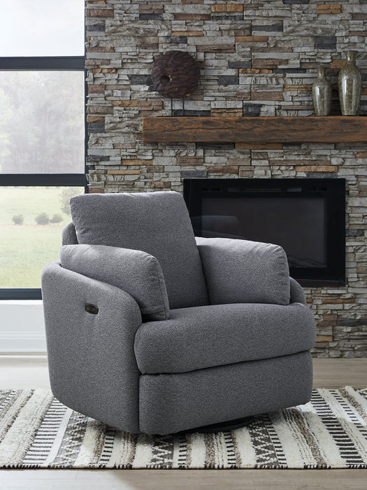 Alainmont Next-Gen Nuvella Swivel Power Recliner - De Avenue Furniture