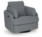 Alainmont Next-Gen Nuvella Swivel Power Recliner - De Avenue Furniture