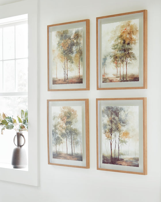 Bryneford Wall Art (Set of 4) - De Avenue Furniture