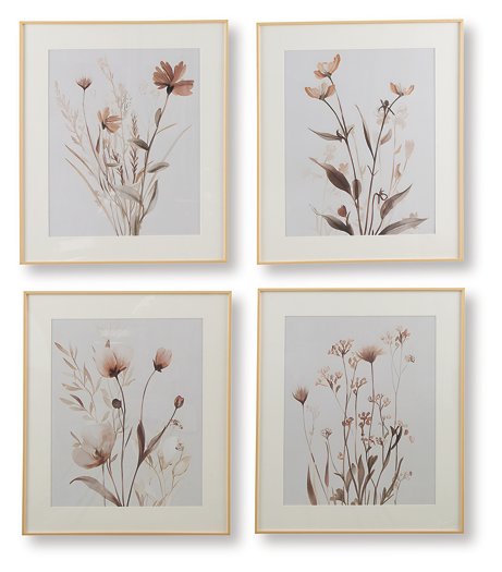 Chettings Wall Art (Set of 4) - De Avenue Furniture