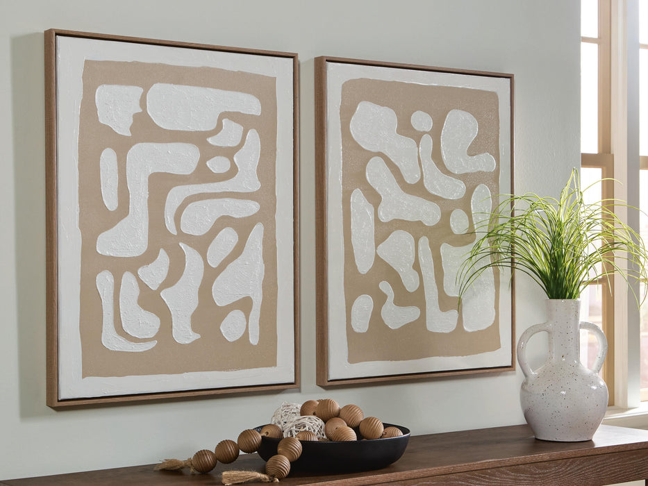 Waldett Wall Art (Set of 2) - De Avenue Furniture