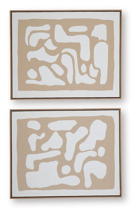 Waldett Wall Art (Set of 2) - De Avenue Furniture