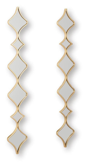 Harriswood Accent Mirror Set (Set of 2) - De Avenue Furniture