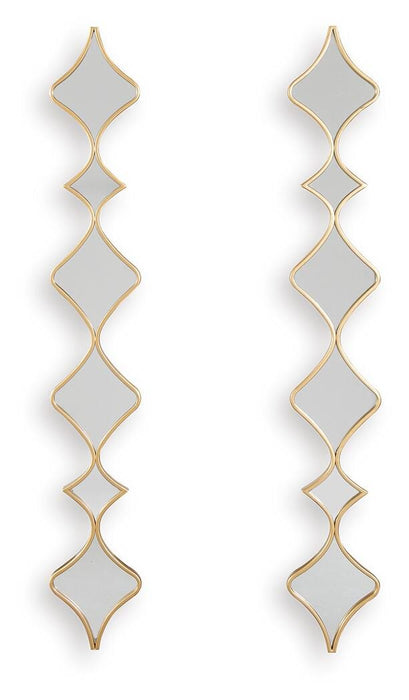 Harriswood Accent Mirror Set (Set of 2) - De Avenue Furniture
