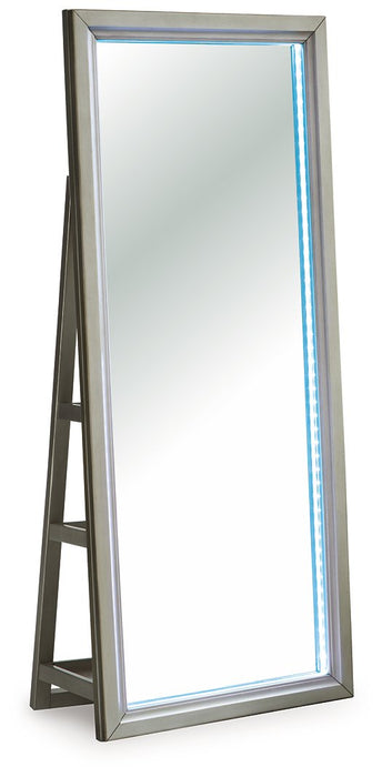 Evesen Floor Standing Mirror/Storage - De Avenue Furniture
