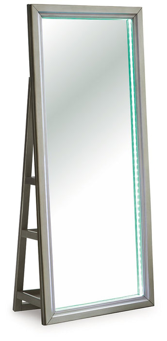 Evesen Floor Standing Mirror/Storage - De Avenue Furniture