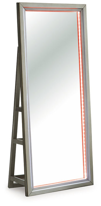Evesen Floor Standing Mirror/Storage - De Avenue Furniture