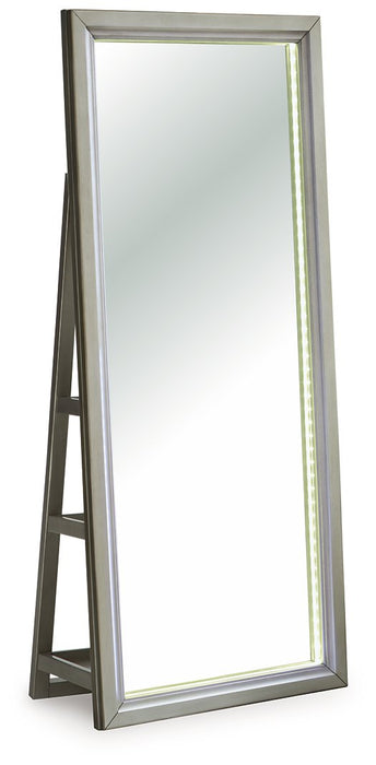 Evesen Floor Standing Mirror/Storage - De Avenue Furniture