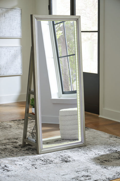 Evesen Floor Standing Mirror/Storage - De Avenue Furniture