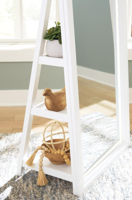 Evesen Floor Standing Mirror/Storage - De Avenue Furniture