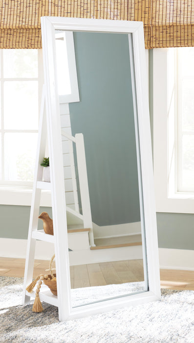 Evesen Floor Standing Mirror/Storage - De Avenue Furniture